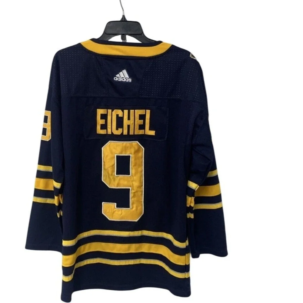 Adidas Buffalo Sabres Jack Eichel 50th Anniversary NHL Jersey Climalite Navy 50